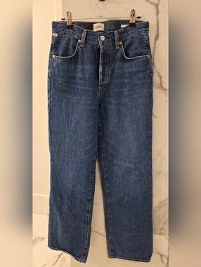 Citizens Of Humanity Annina Blue Straight-Leg Women's Jeans